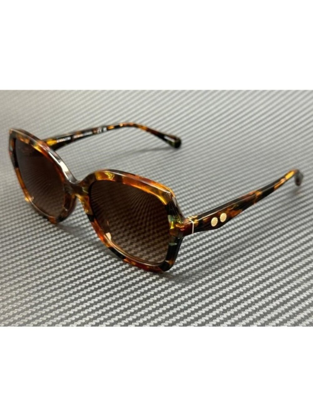 New Coach Women Pearl Tortoise Sunglasses 56-21-140